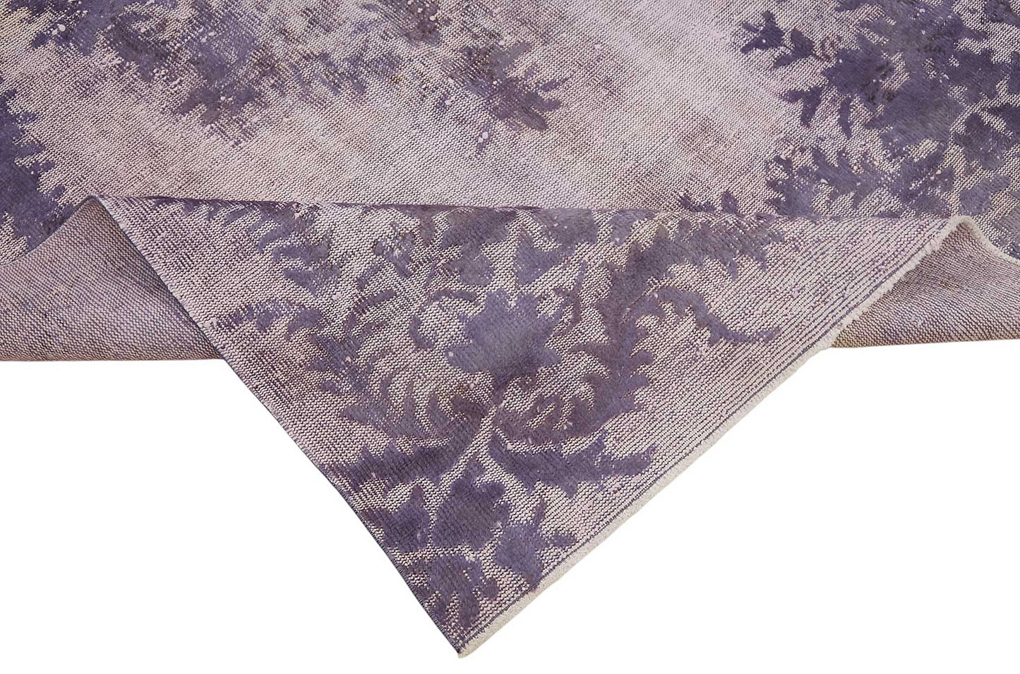 6x10 Vintage Hand-Carved Turkish Rug - 46934