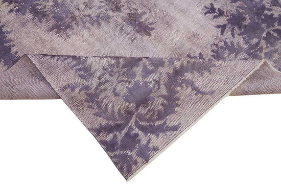 6x10 Vintage Hand-Carved Turkish Rug - 46934