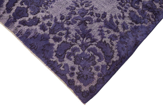 7x11 Vintage Hand-Carved Turkish Rug - 46937