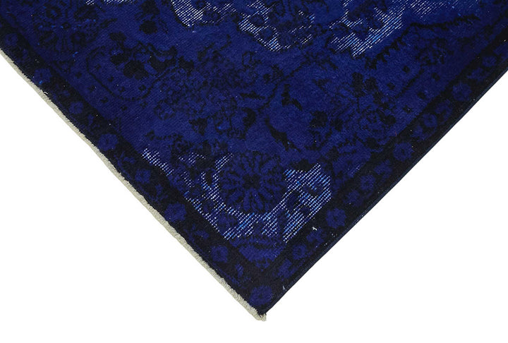 5x9 Vintage Hand-Carved Turkish Rug - 46939