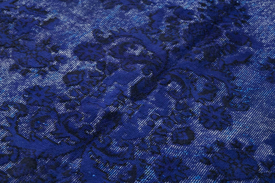 5x9 Vintage Hand-Carved Turkish Rug - 46939