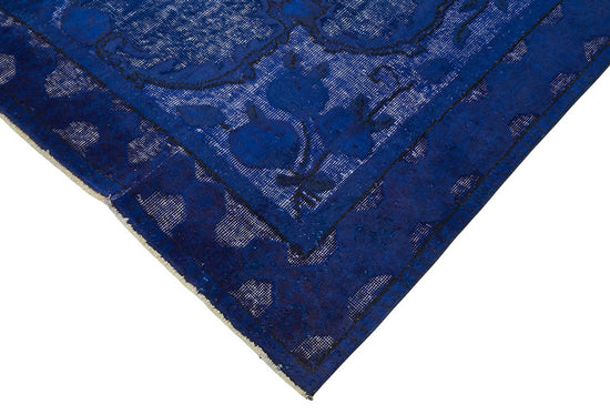 7x11 Vintage Hand-Carved Turkish Rug - 46940