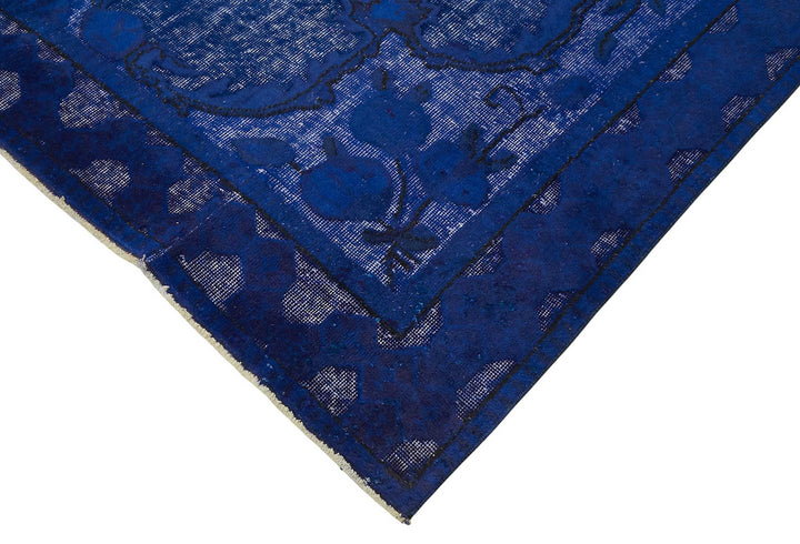 7x11 Vintage Hand-Carved Turkish Rug - 46940