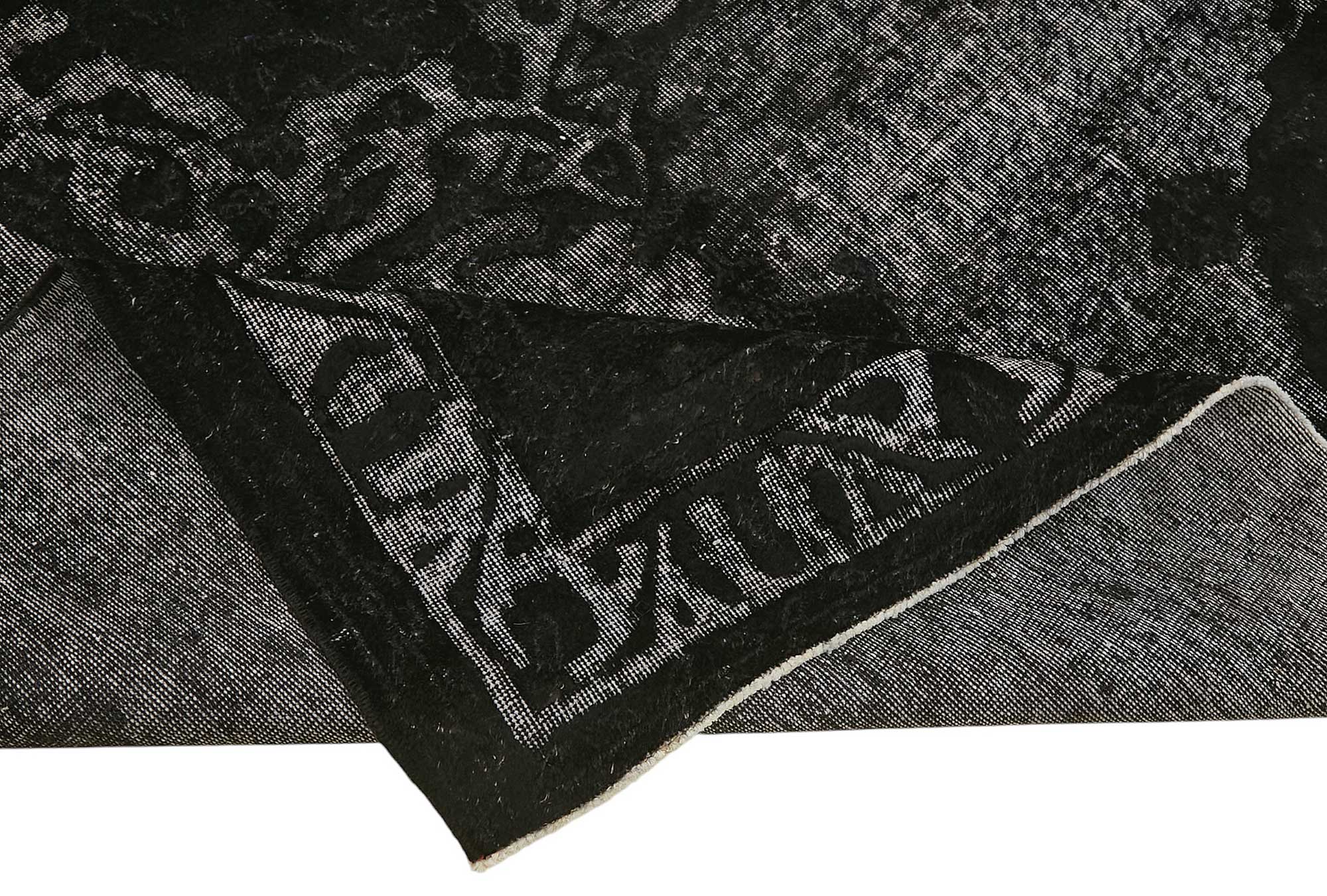 7x10 Vintage Hand-Carved Turkish Rug - 46946