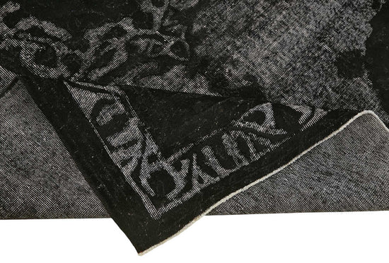 7x10 Vintage Hand-Carved Turkish Rug - 46946