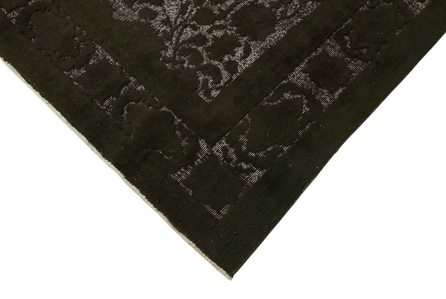 6x9 Vintage Hand-Carved Turkish Rug - 46948