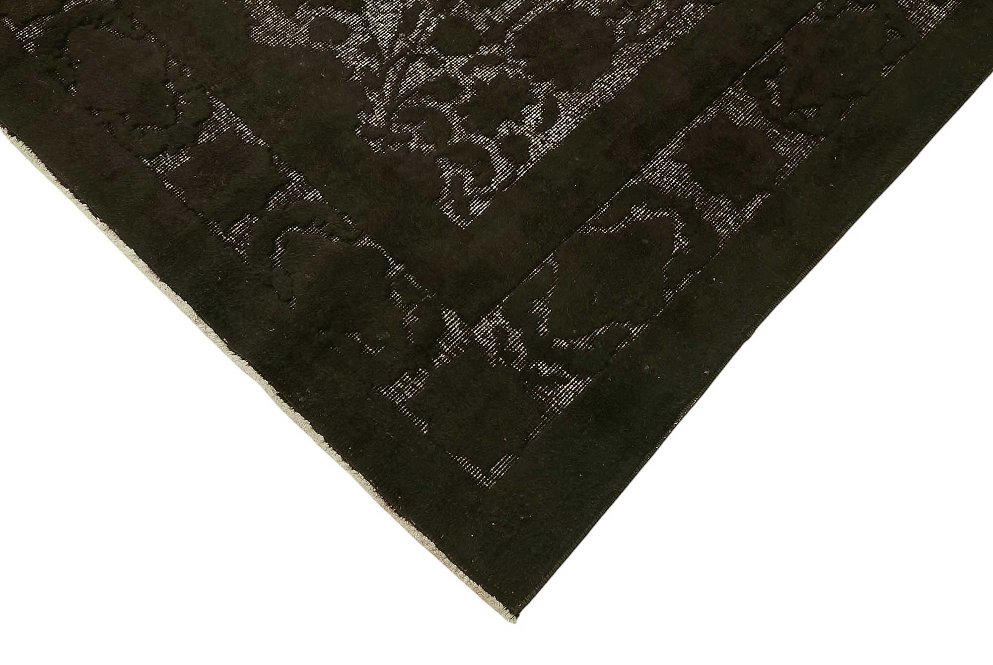 6x9 Vintage Hand-Carved Turkish Rug - 46948