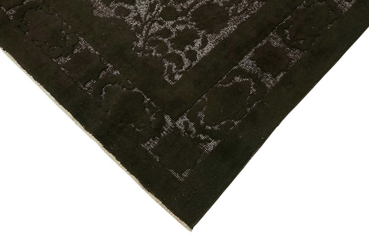 6x9 Vintage Hand-Carved Turkish Rug - 46948