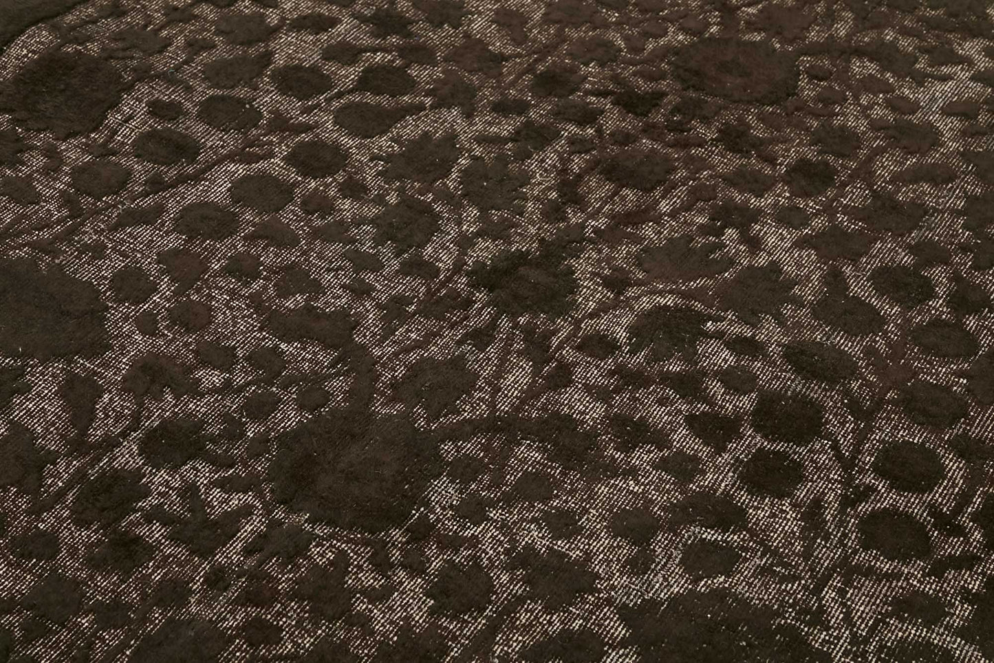 6x9 Vintage Hand-Carved Turkish Rug - 46948