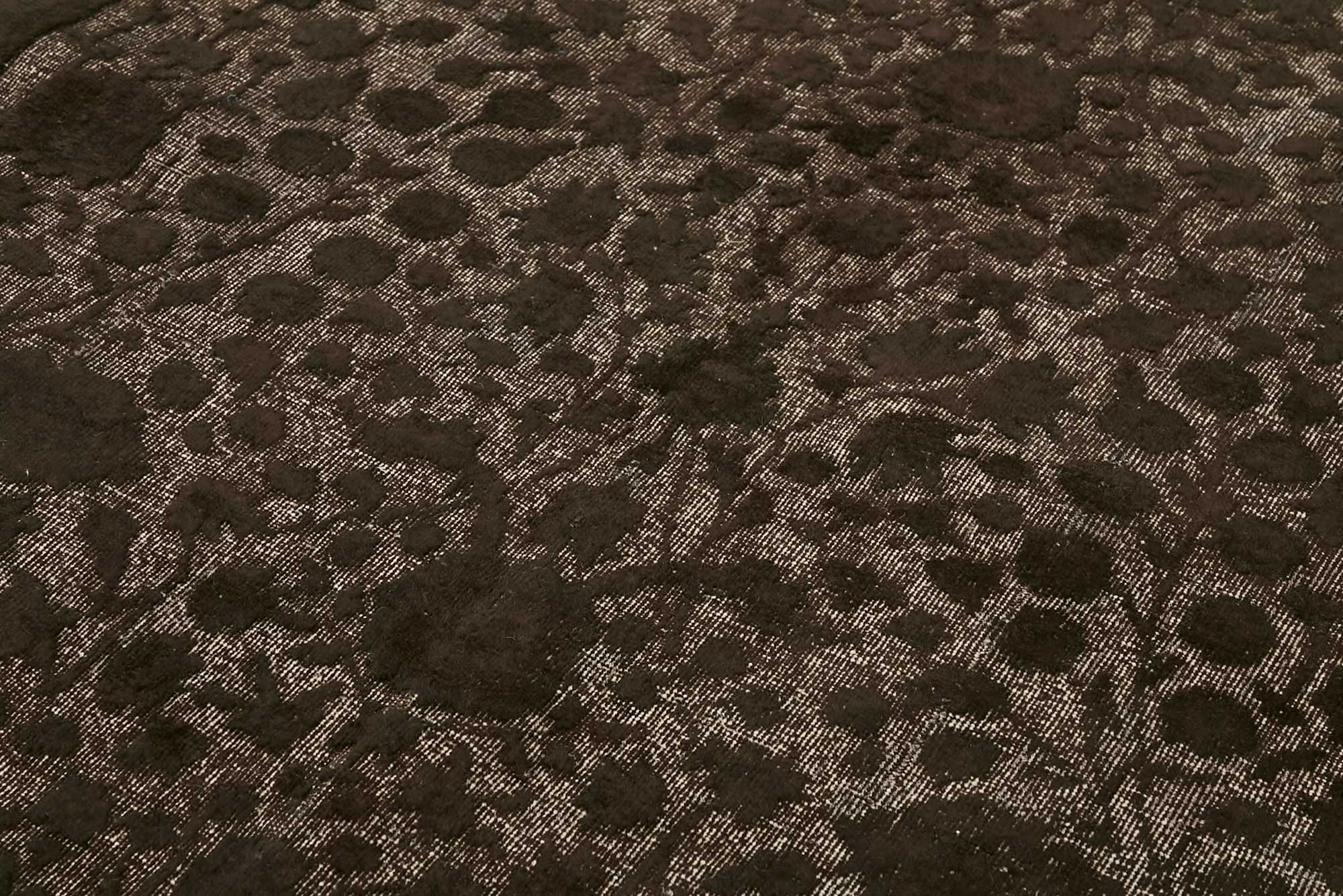 6x9 Vintage Hand-Carved Turkish Rug - 46948