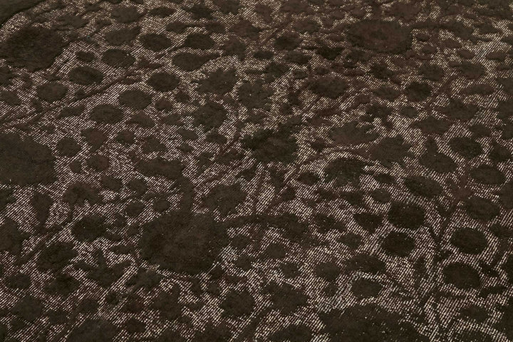 6x9 Vintage Hand-Carved Turkish Rug - 46948