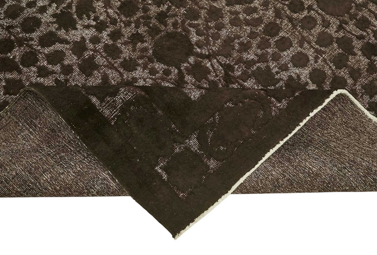 6x9 Vintage Hand-Carved Turkish Rug - 46948