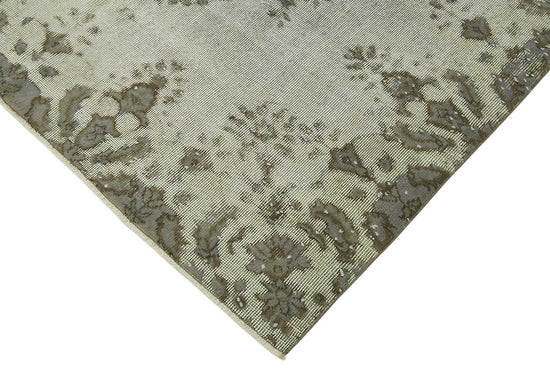 6x10 Vintage Hand-Carved Turkish Rug - 46949