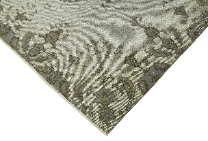 6x10 Vintage Hand-Carved Turkish Rug - 46949