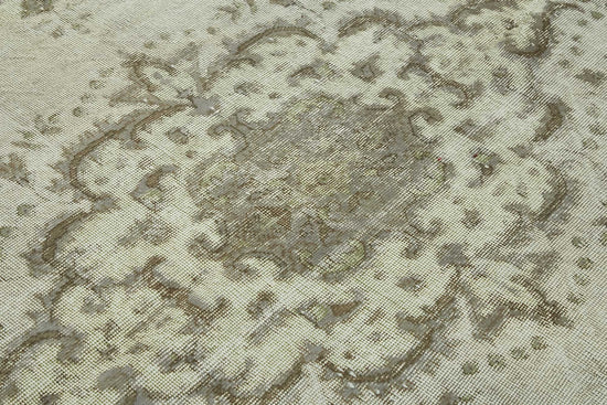 6x10 Vintage Hand-Carved Turkish Rug - 46949
