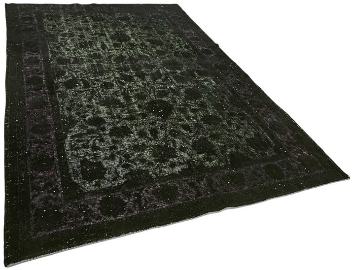 6x10 Vintage Hand-Carved Turkish Rug - 46956