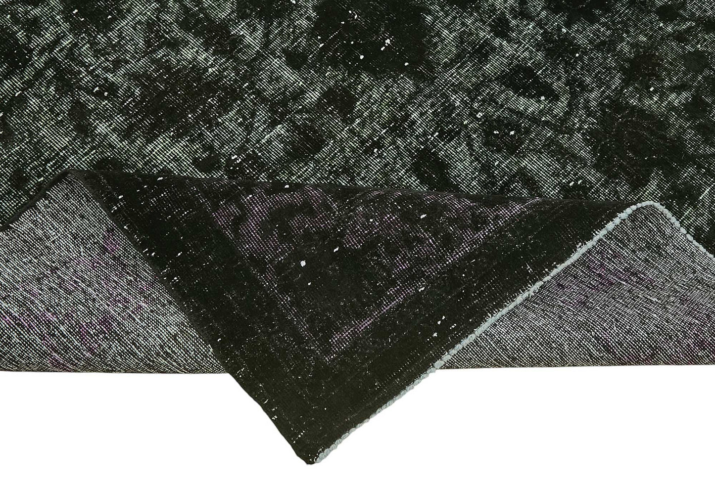 6x10 Vintage Hand-Carved Turkish Rug - 46956