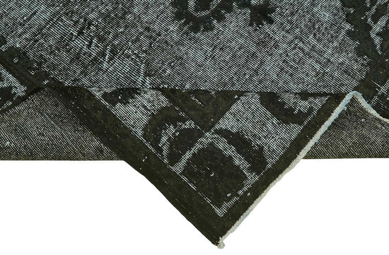 6x10 Vintage Hand-Carved Turkish Rug - 46964