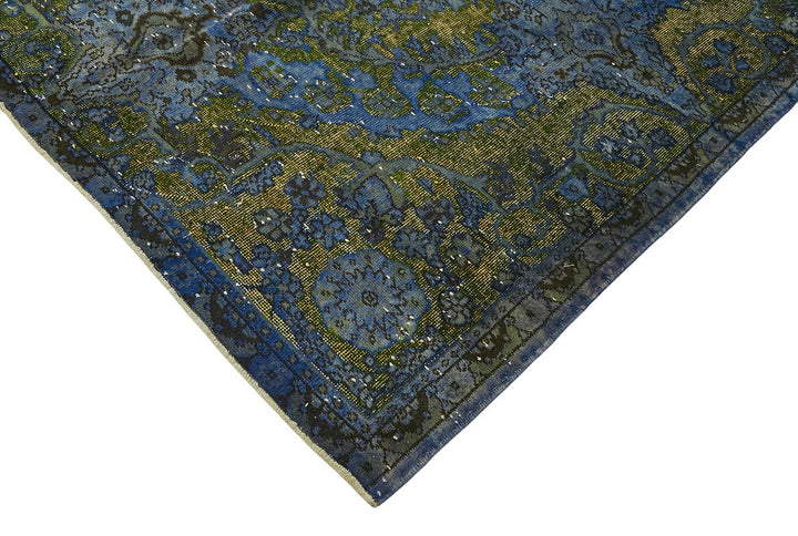 6x10 Vintage Hand-Carved Turkish Rug - 46981