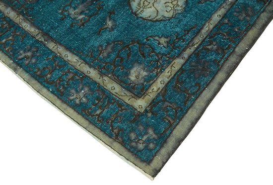 5x8 Vintage Hand-Carved Turkish Rug - 46983