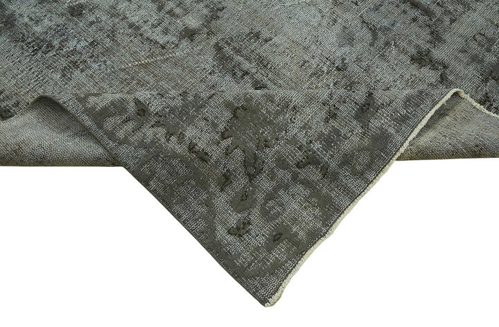 6x9 Vintage Hand-Carved Turkish Rug - 46996