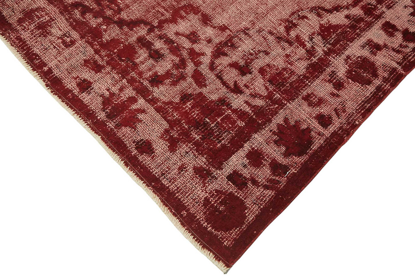 6x9 Vintage Hand-Carved Turkish Rug - 46997