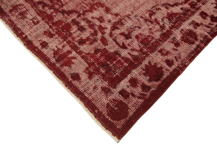 6x9 Vintage Hand-Carved Turkish Rug - 46997