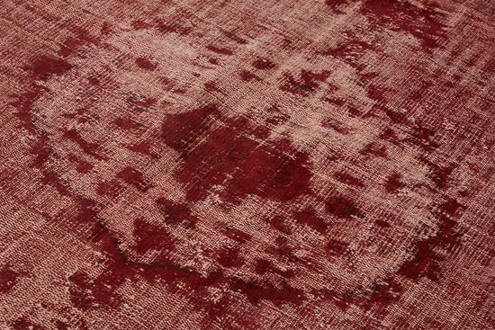 6x9 Vintage Hand-Carved Turkish Rug - 46997