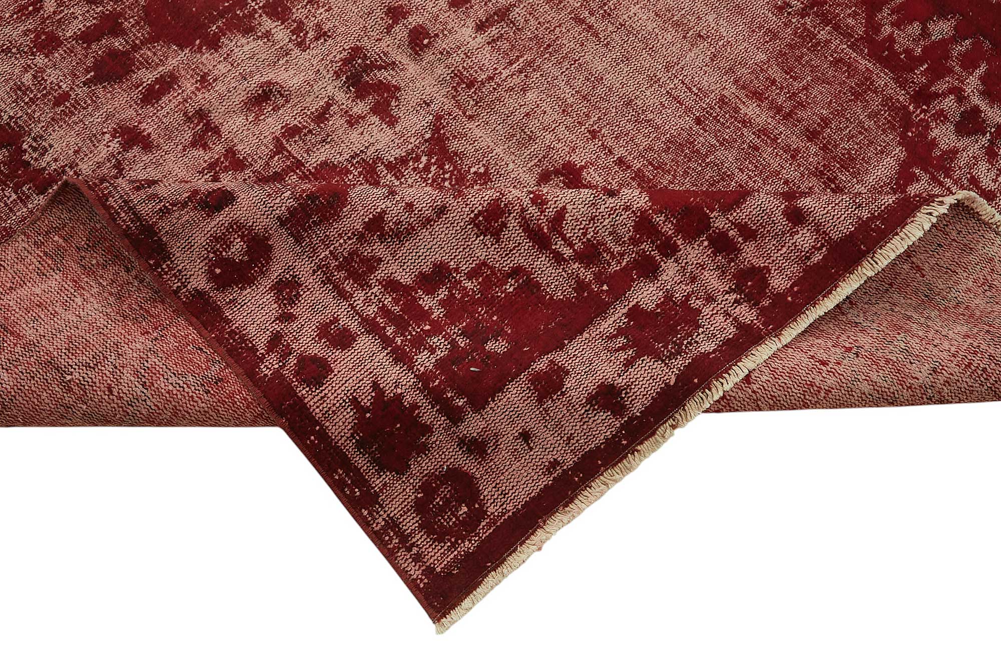 6x9 Vintage Hand-Carved Turkish Rug - 46997