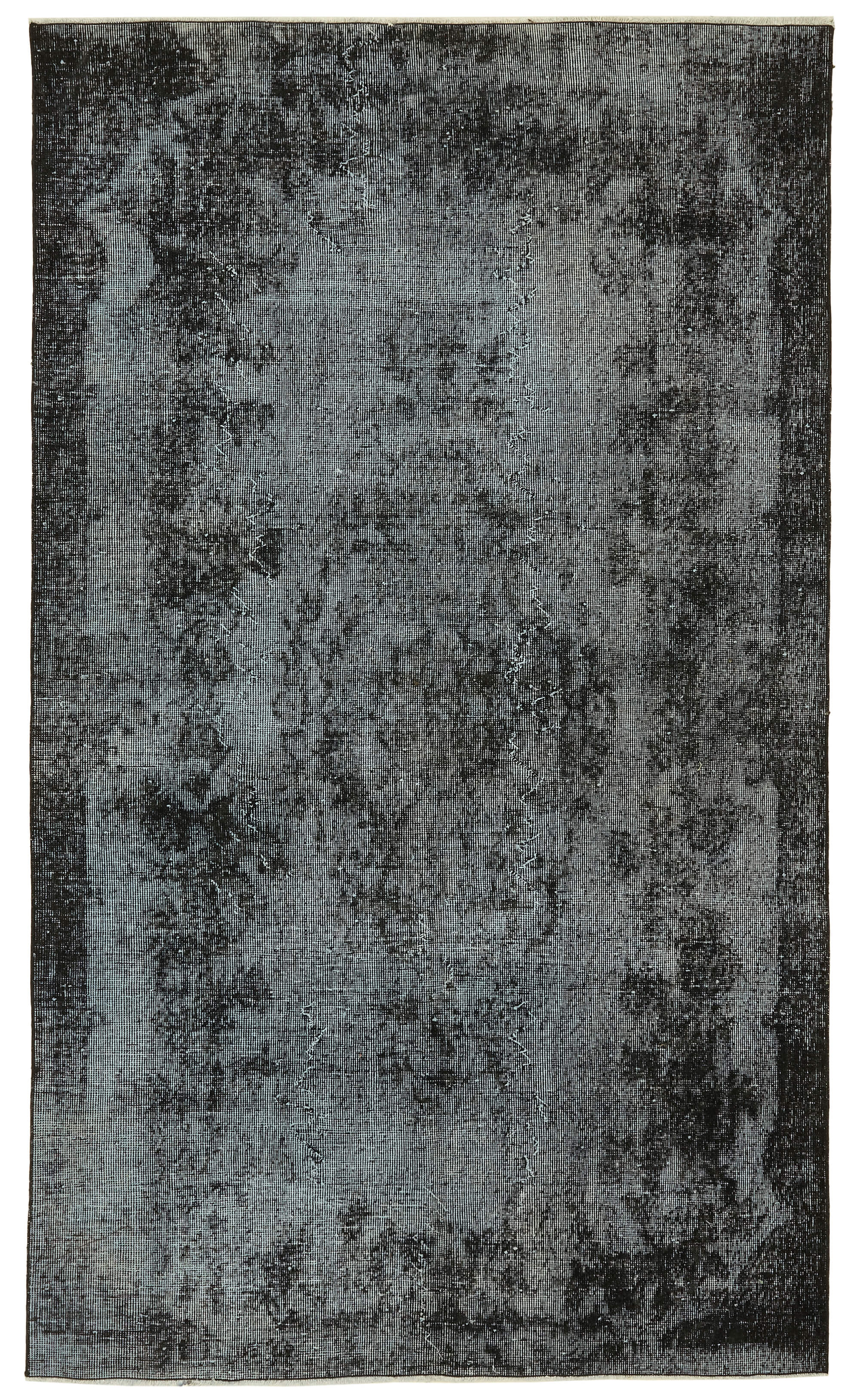 5x9 Vintage Hand-Carved Turkish Rug - 46999