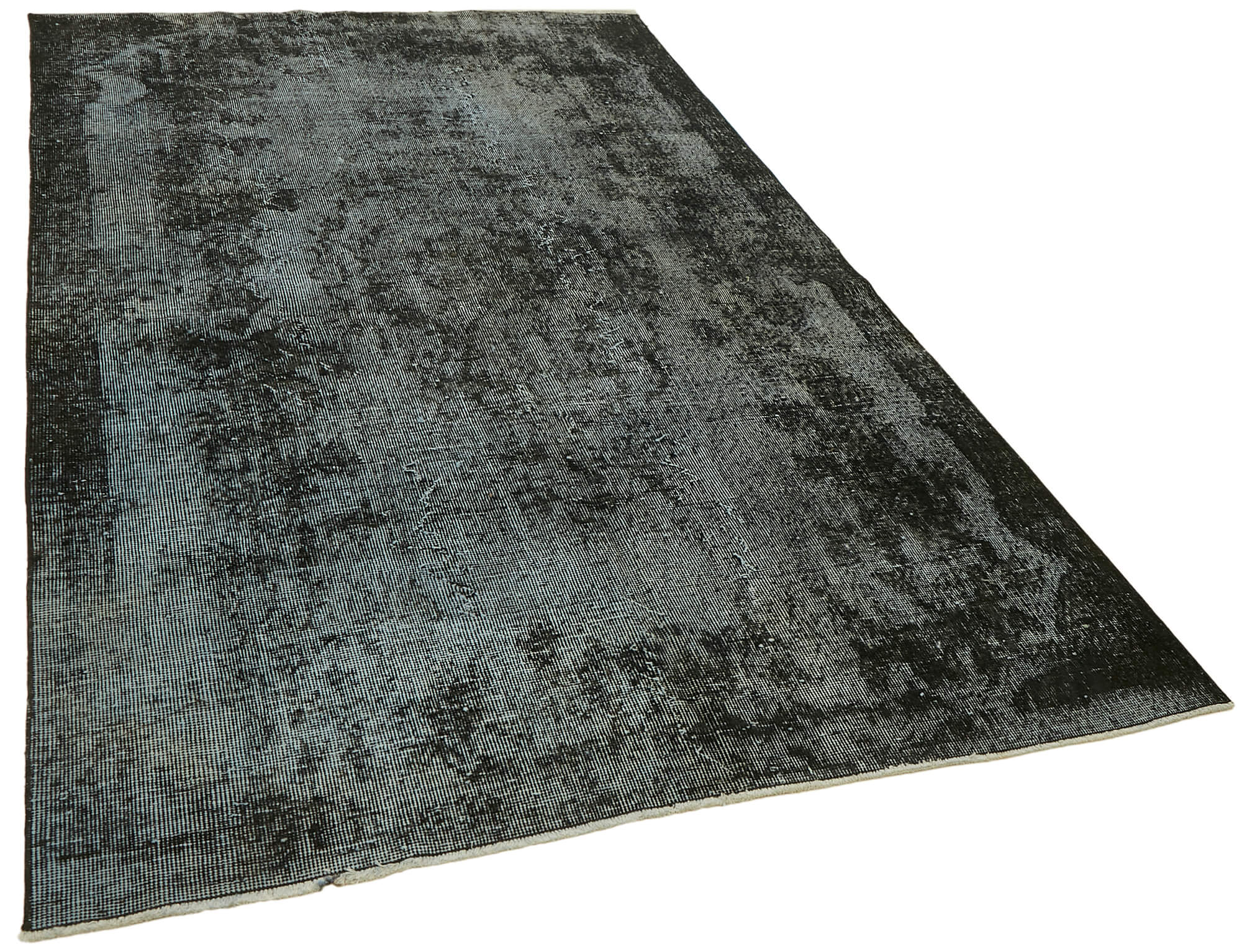 5x9 Vintage Hand-Carved Turkish Rug - 46999