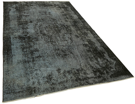 5x9 Vintage Hand-Carved Turkish Rug - 46999