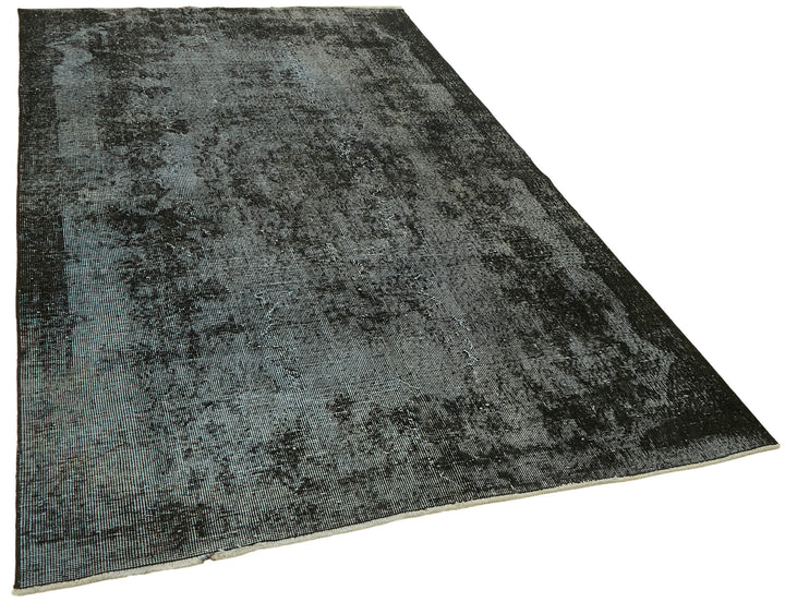 5x9 Vintage Hand-Carved Turkish Rug - 46999