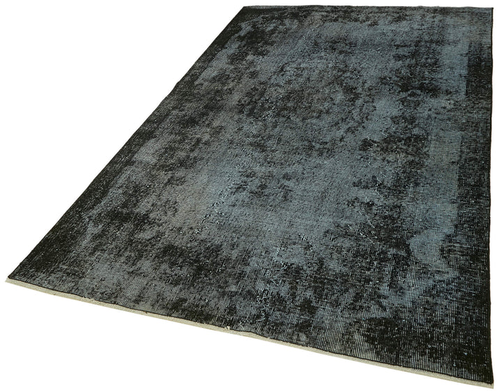 5x9 Vintage Hand-Carved Turkish Rug - 46999