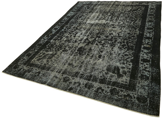 7x10 Vintage Hand-Carved Turkish Rug - 47000