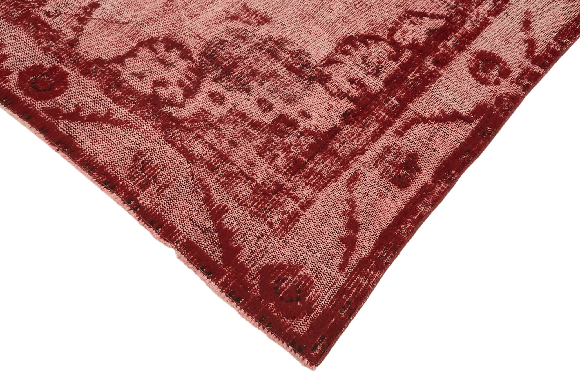 6x10 Vintage Hand-Carved Turkish Rug - 47002