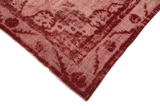 6x10 Vintage Hand-Carved Turkish Rug - 47002