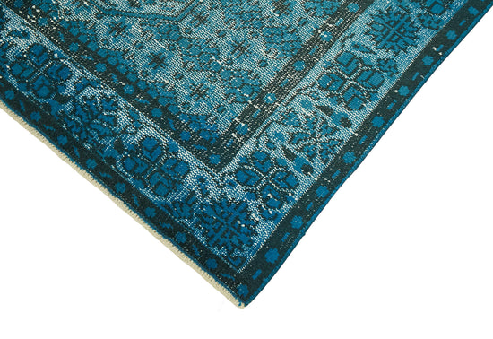 5x9 Vintage Hand-Carved Turkish Rug - 47005