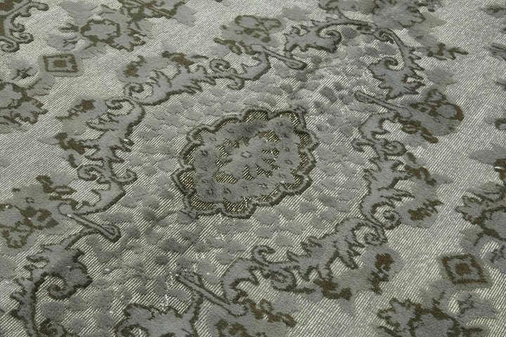 6x10 Vintage Hand-Carved Turkish Rug - 47007