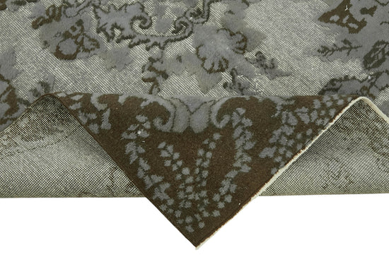 6x10 Vintage Hand-Carved Turkish Rug - 47007