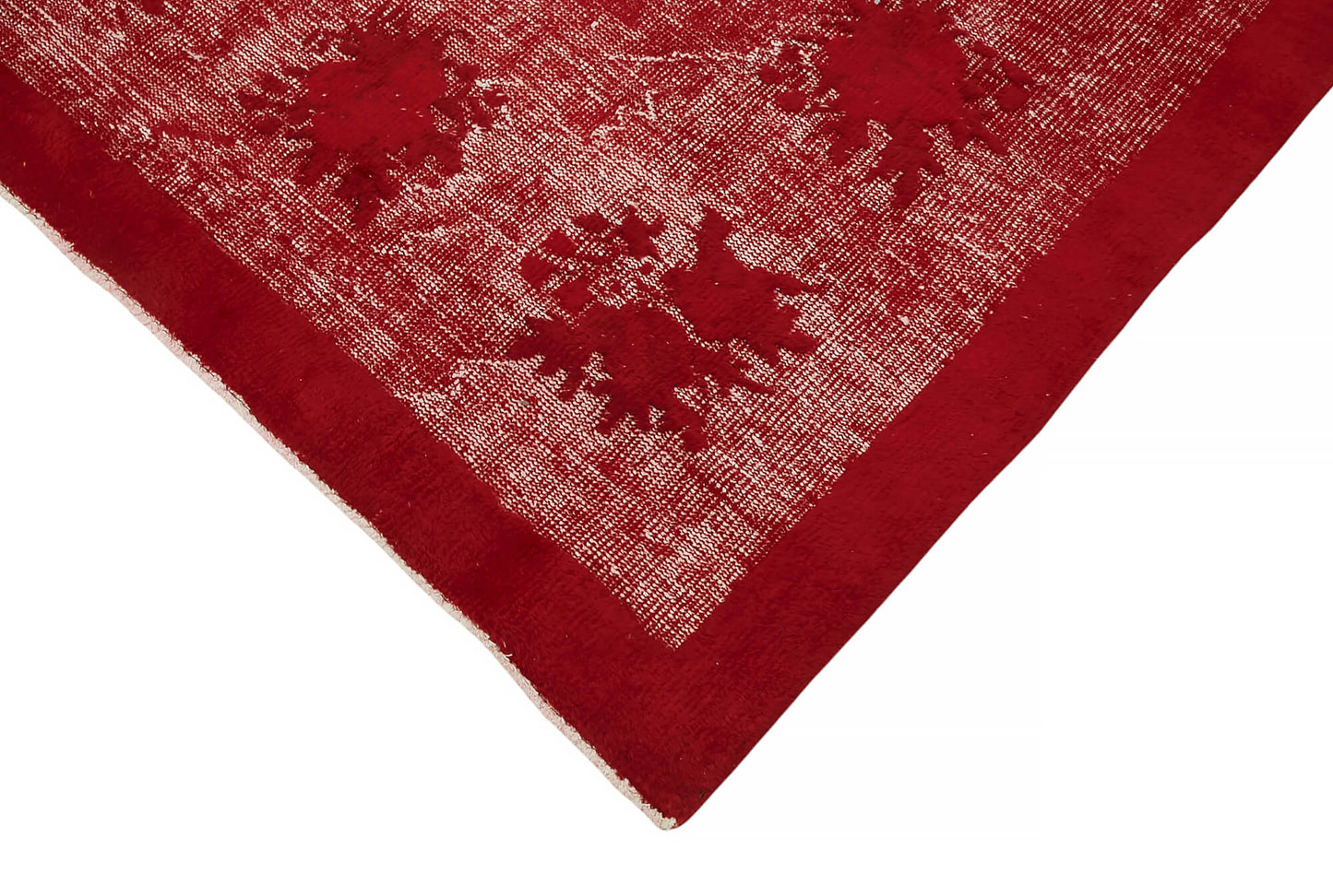 7x10 Vintage Hand-Carved Turkish Rug - 47008