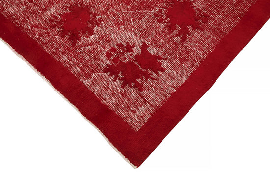 7x10 Vintage Hand-Carved Turkish Rug - 47008