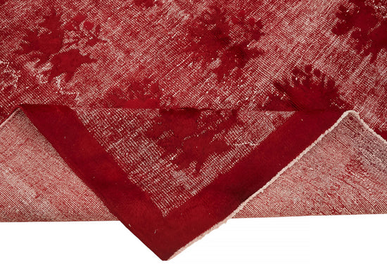 7x10 Vintage Hand-Carved Turkish Rug - 47008