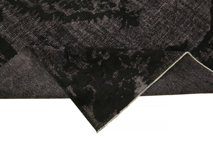 7x10 Vintage Hand-Carved Turkish Rug - 47009