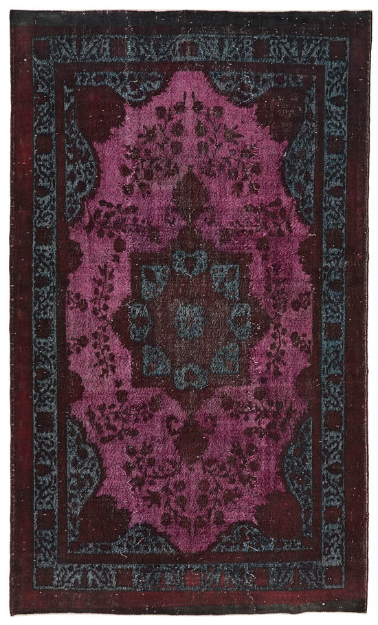 7x12 Vintage Hand-Carved Turkish Rug - 47019
