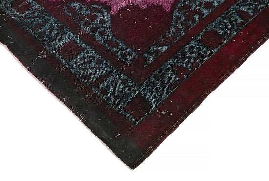 7x12 Vintage Hand-Carved Turkish Rug - 47019