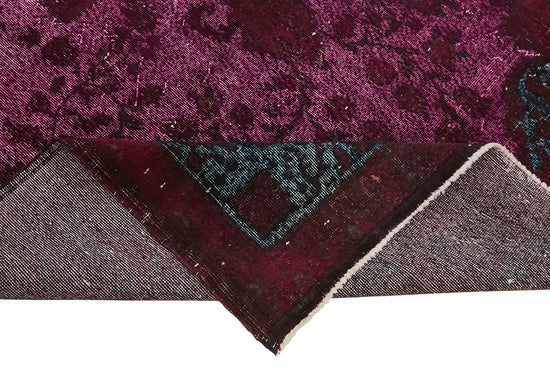 7x12 Vintage Hand-Carved Turkish Rug - 47019