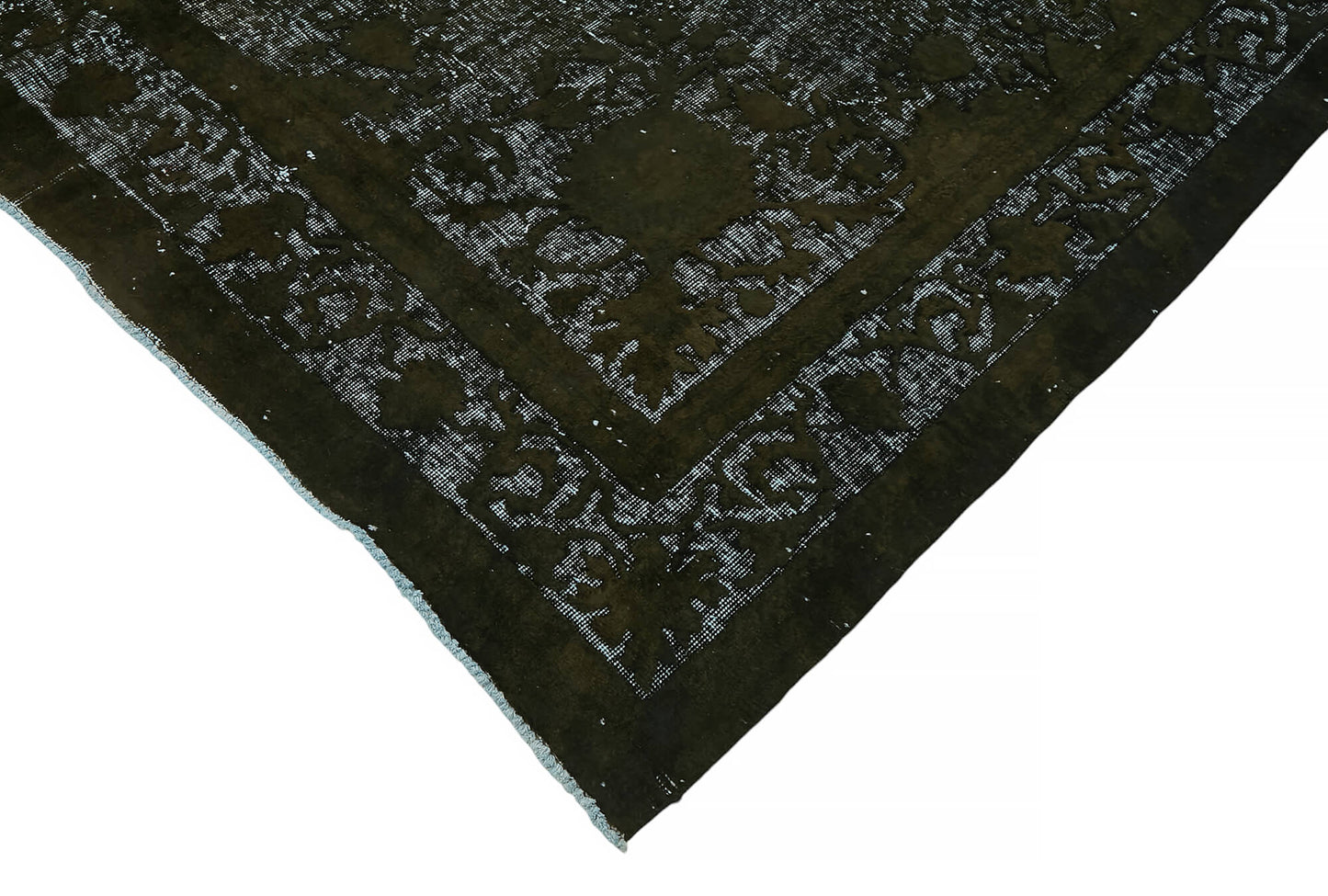 7x11 Vintage Hand-Carved Turkish Rug - 47021