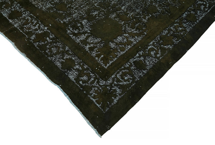 7x11 Vintage Hand-Carved Turkish Rug - 47021