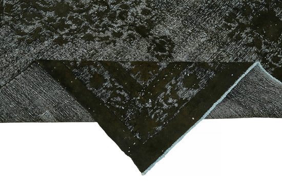 7x11 Vintage Hand-Carved Turkish Rug - 47021